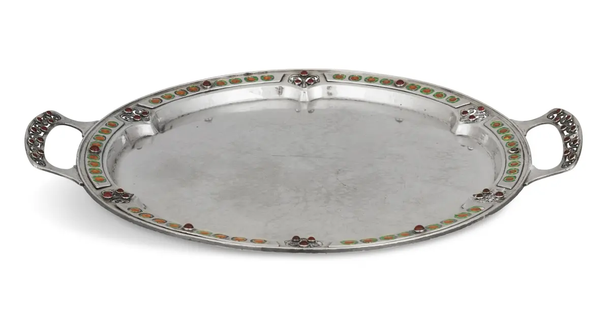 Scandinavian Modern Sterling Silver Tray
