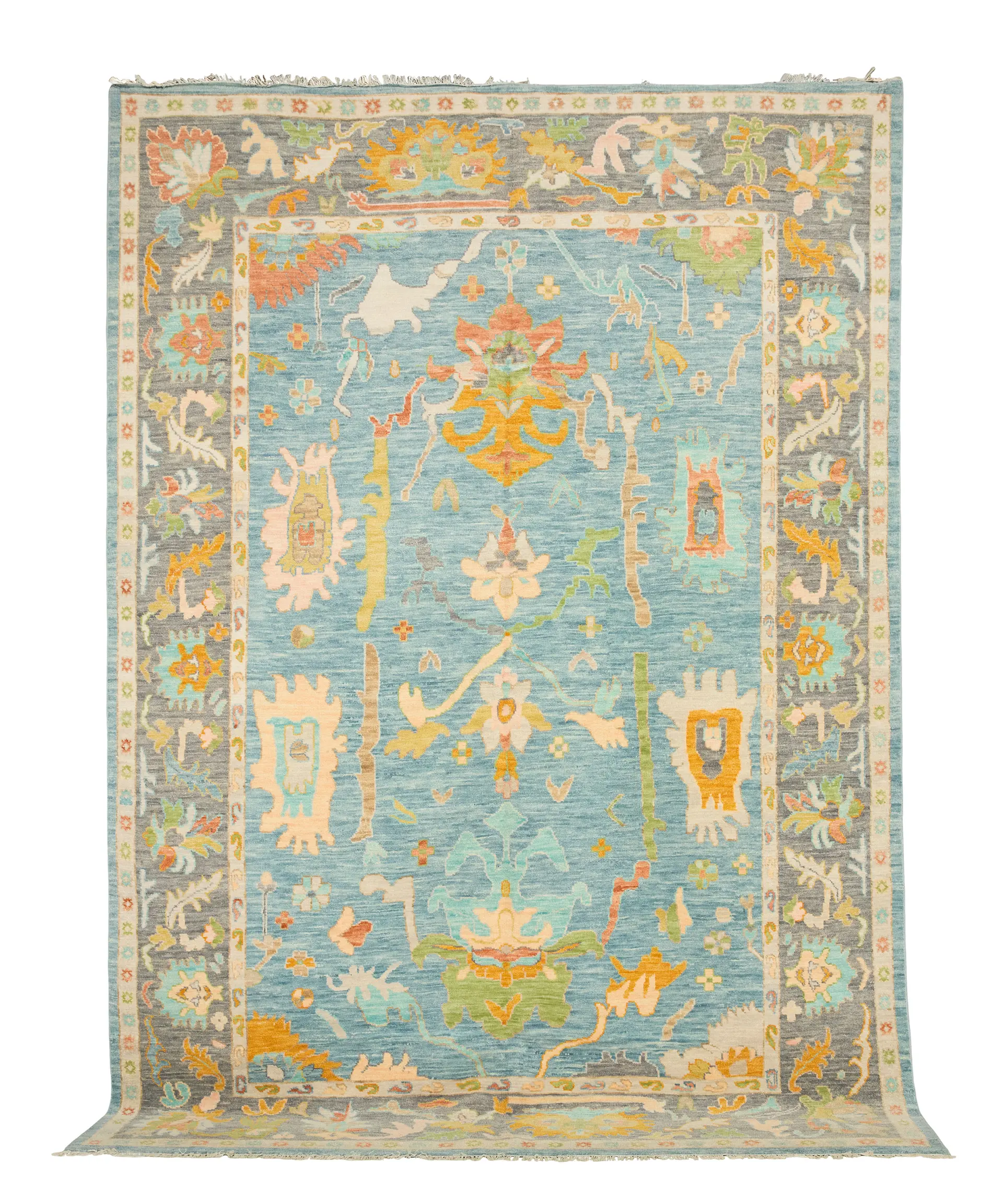 Turkish Angora Oushak Carpet