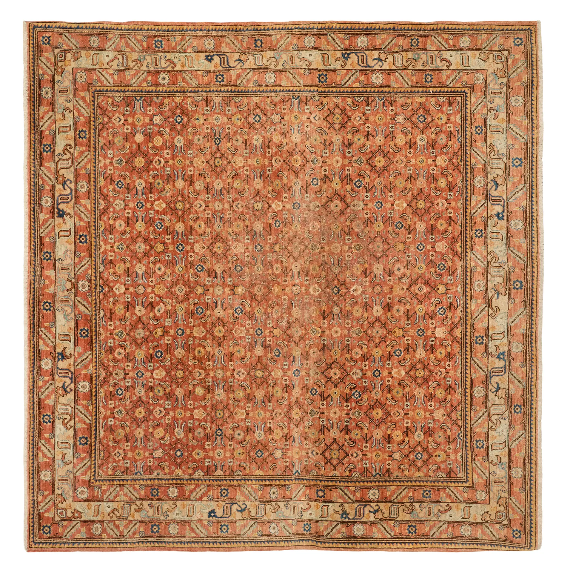 Semi-Antique Heriz Carpet