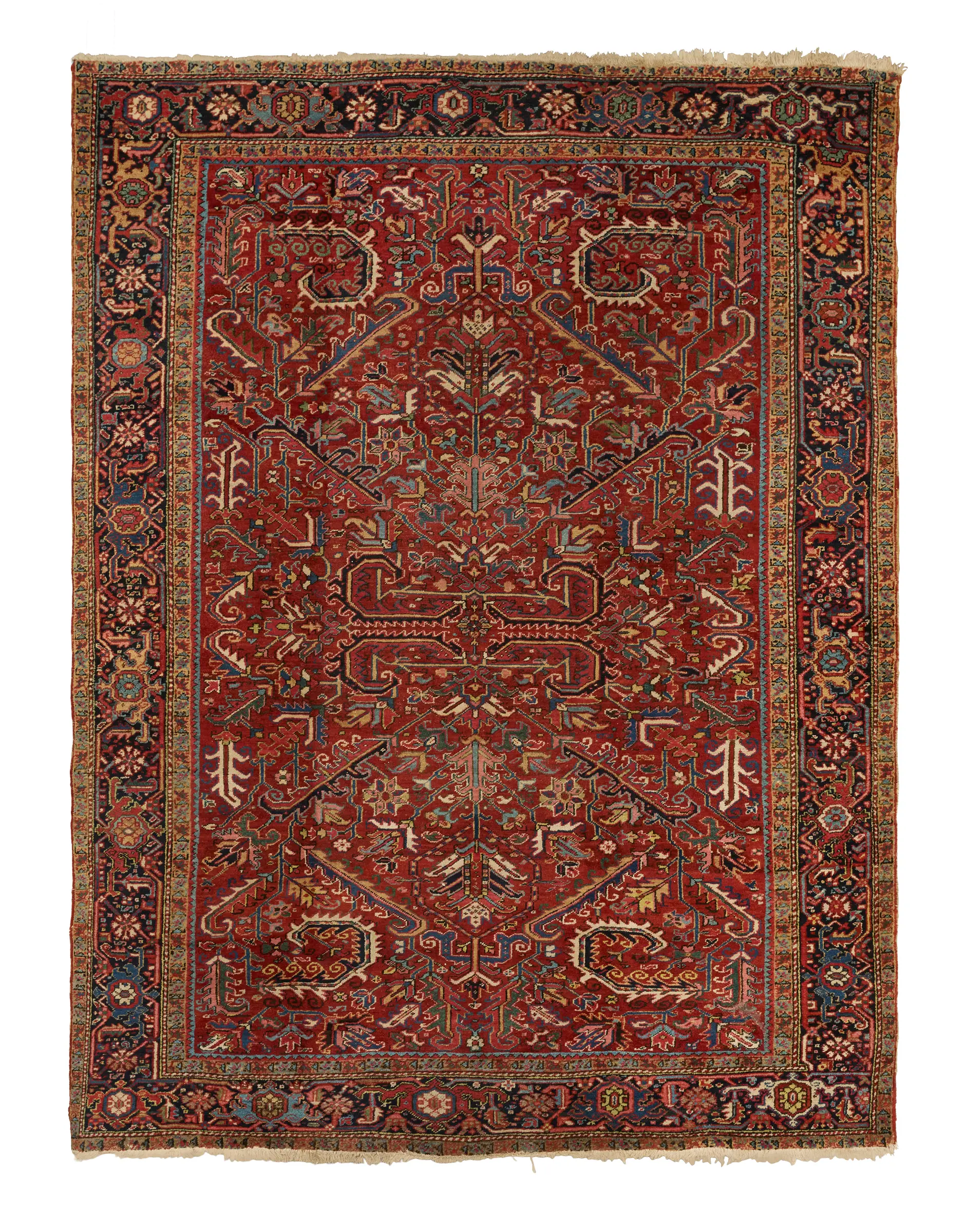 Semi-Antique Heriz Carpet