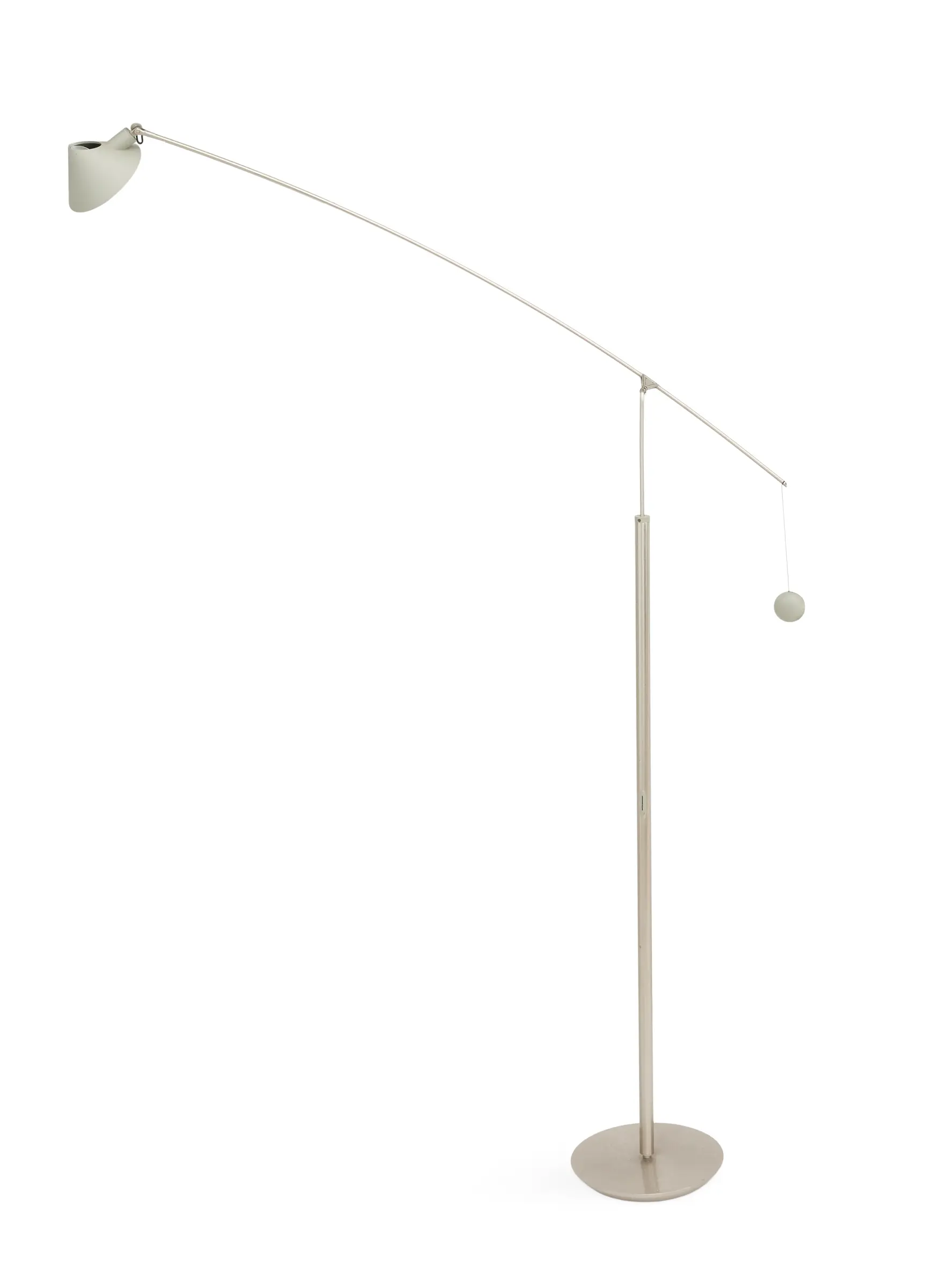 Artemide Brushed Steel "Nestore Terra" Floor Lamp