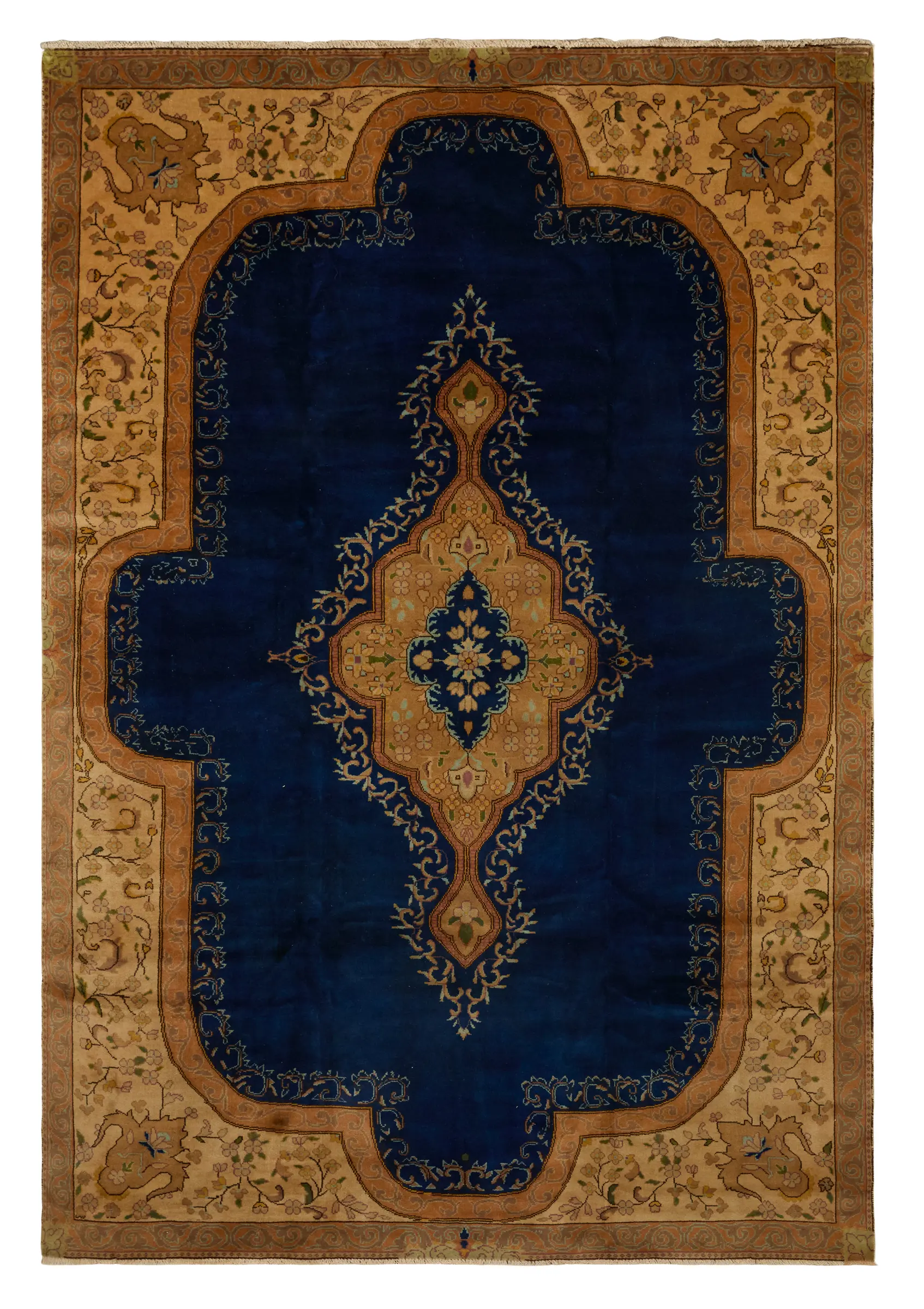 Semi-Antique Kerman Carpet