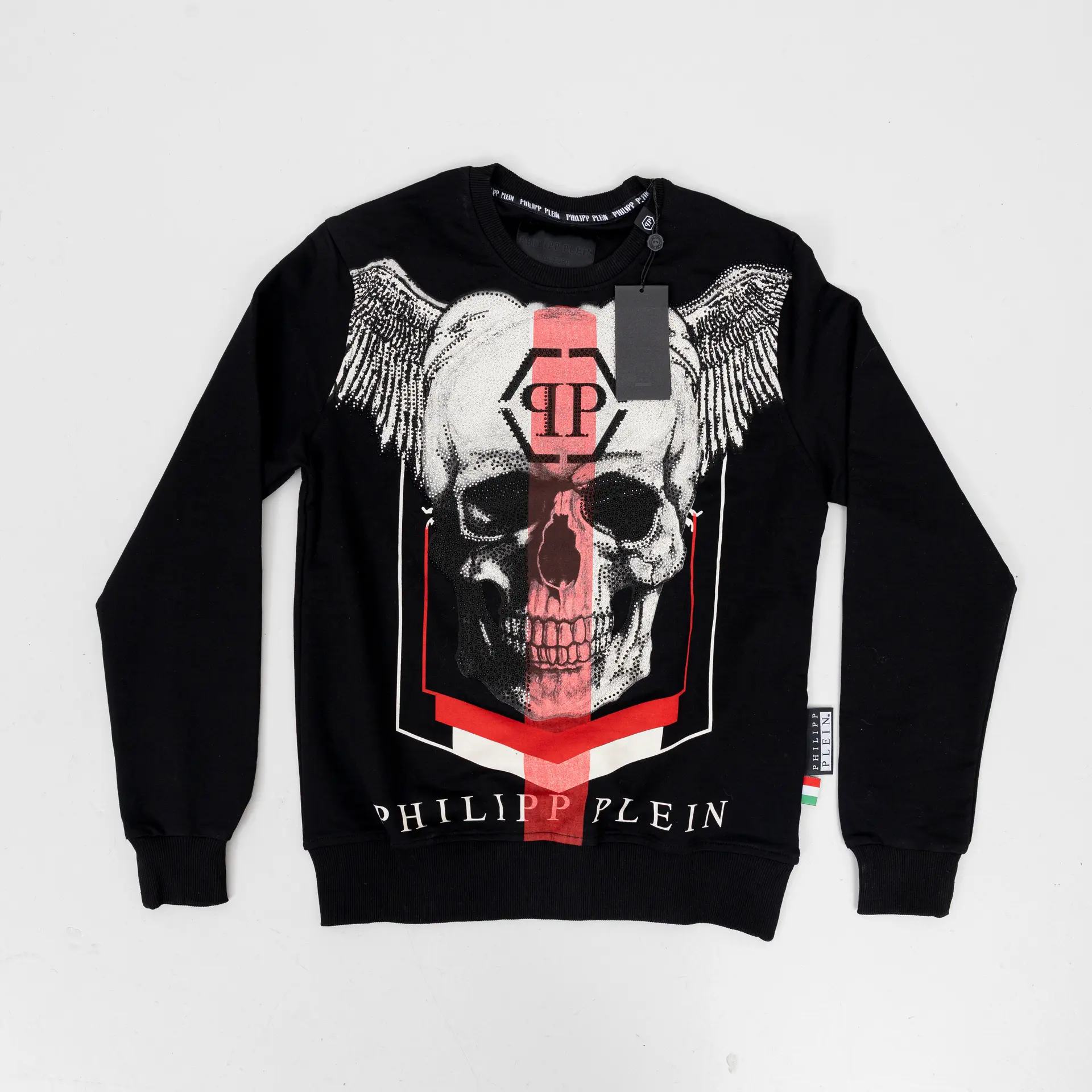 PHILIPP PLEIN. Tröja, herr, storlek S, "Shake-S Collection" 2025.