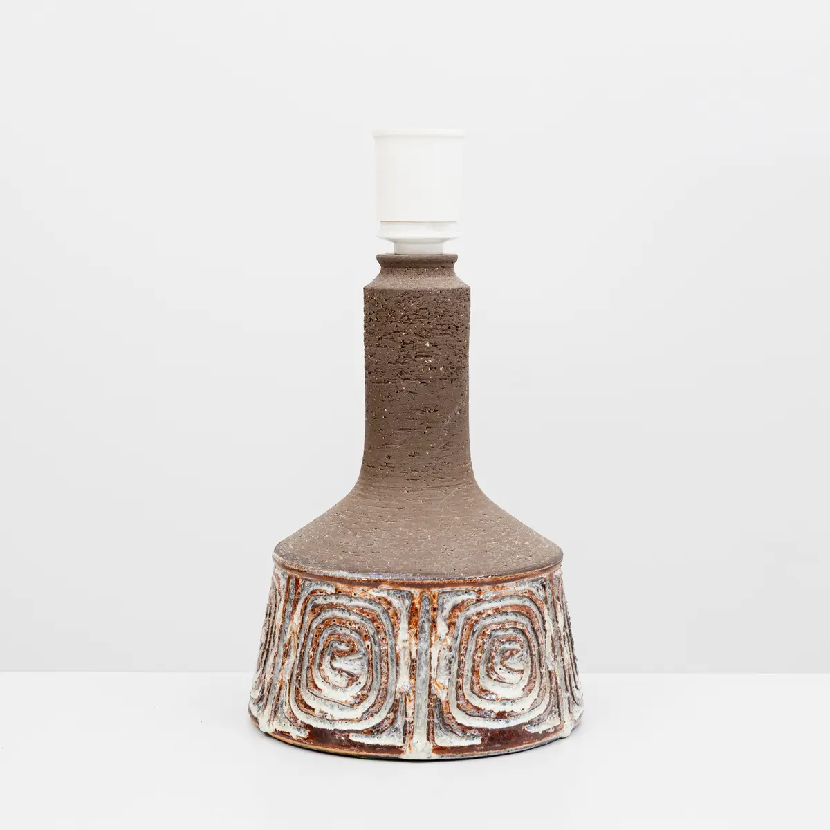 JETTE HELLERÖ (1940-). BORDSLAMPA, glaserad keramik, Axella, 1970-tal.