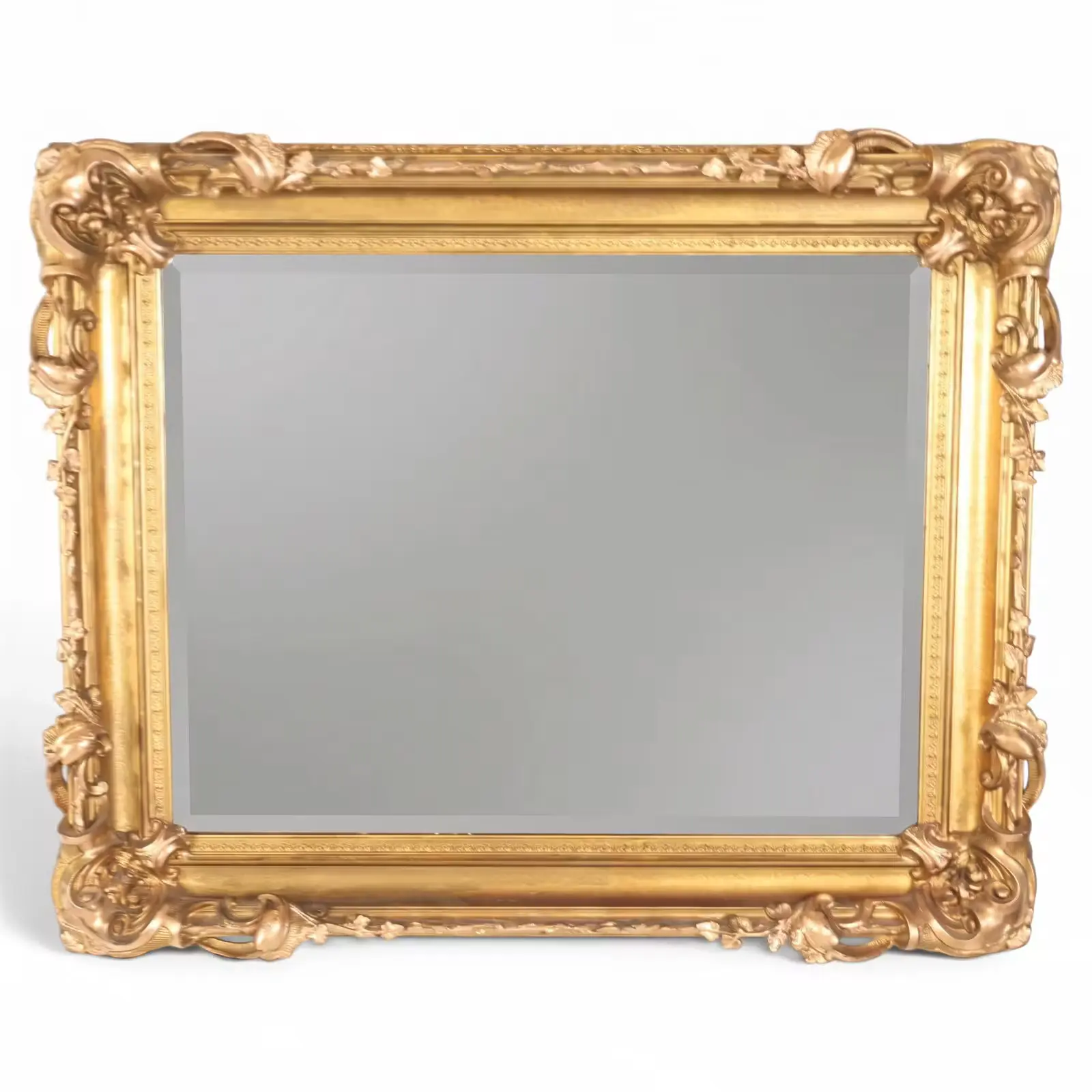 Lot 22: Large Rococo Revival Gilt Mirror