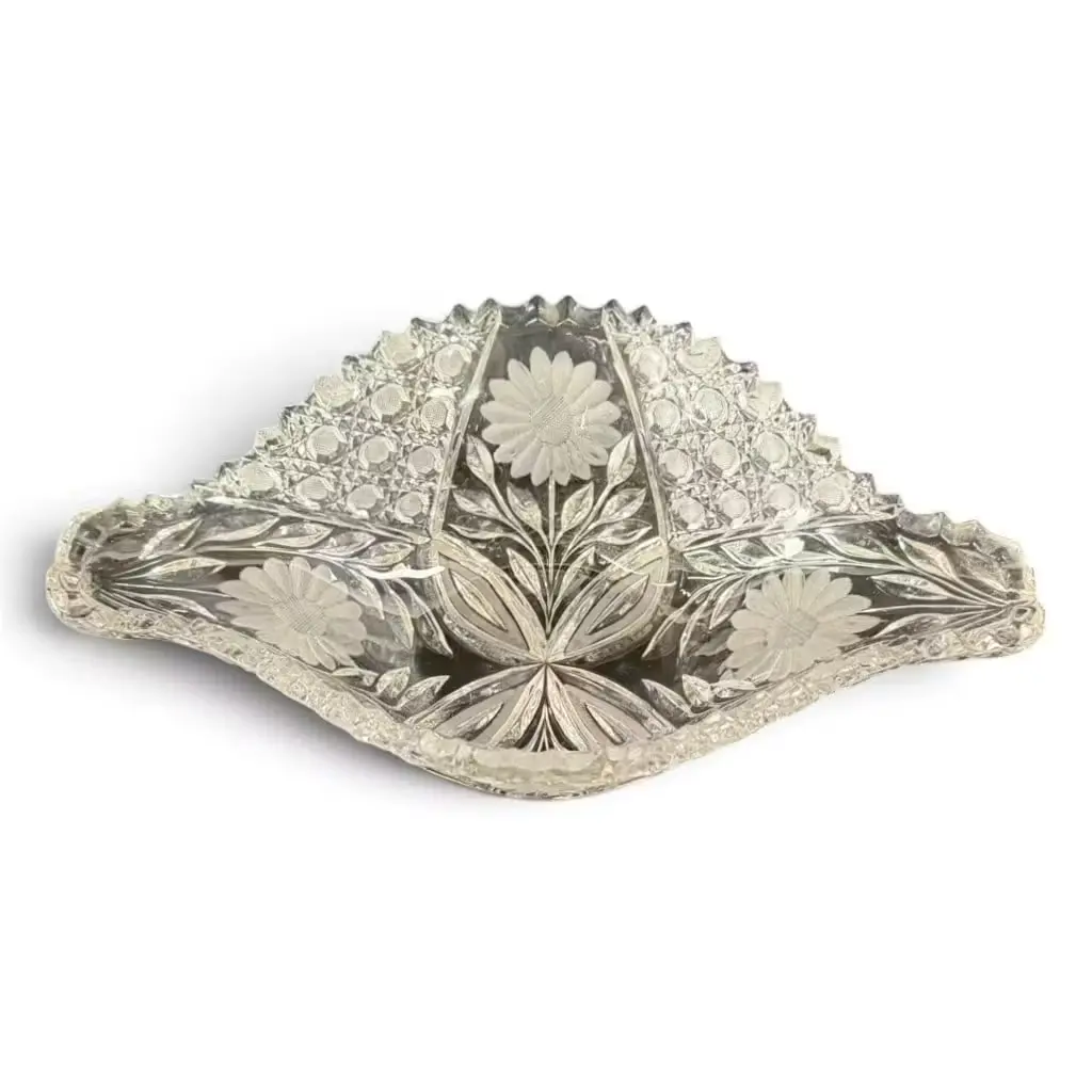 Lot 287: Large Brilliant Cut Glass Bowl