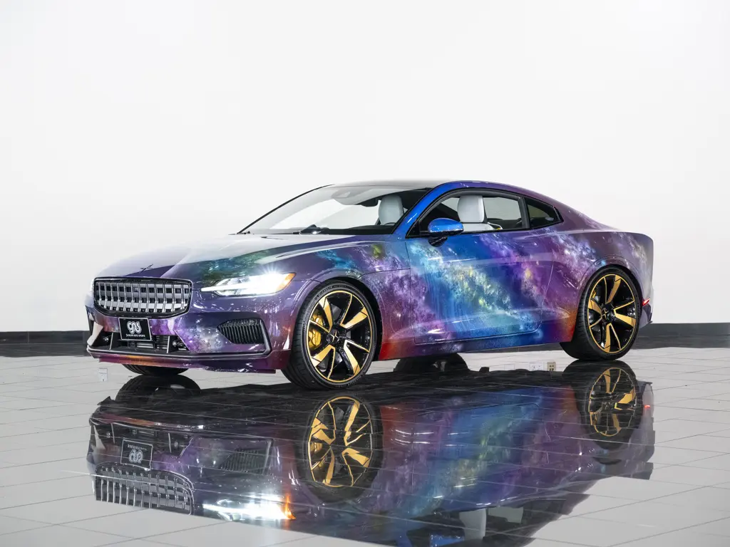 2020 Polestar 1 Cosmic Art Car by RISK and Dave Shuten