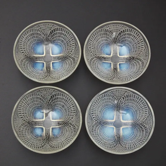René Lalique (1860-1945) Four Coquilles No