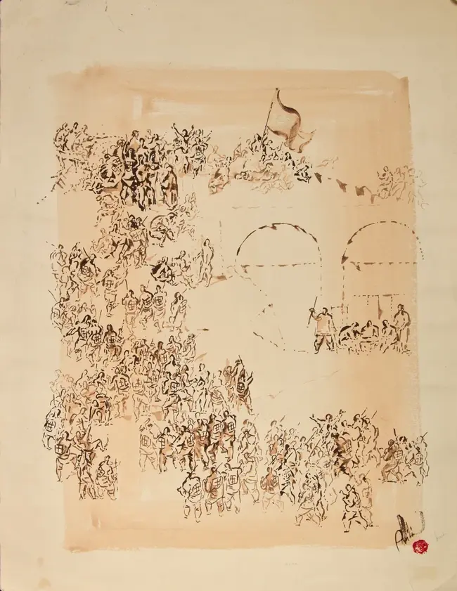 Abidin Dino (Turkish 1913-1993) Untitled