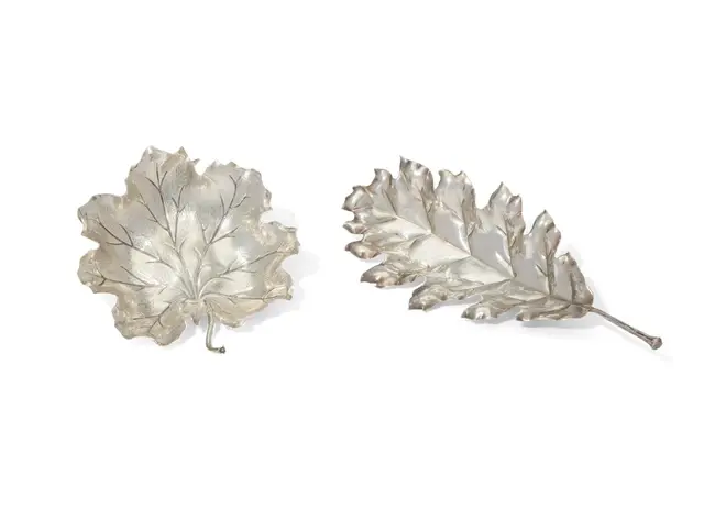 A Buccellati silver 'Geranium leaf' dish