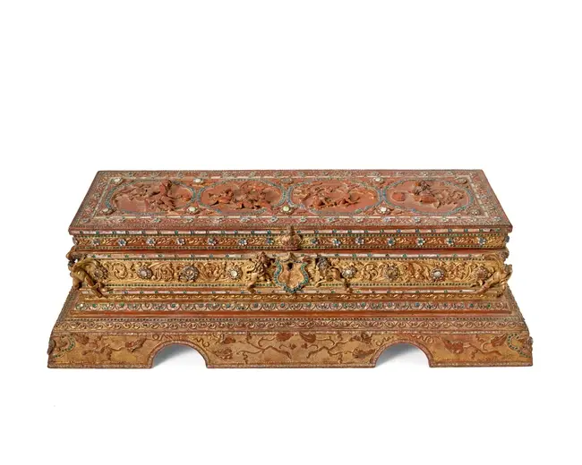 The Property of a Nobleman A Burmese paste-inset...