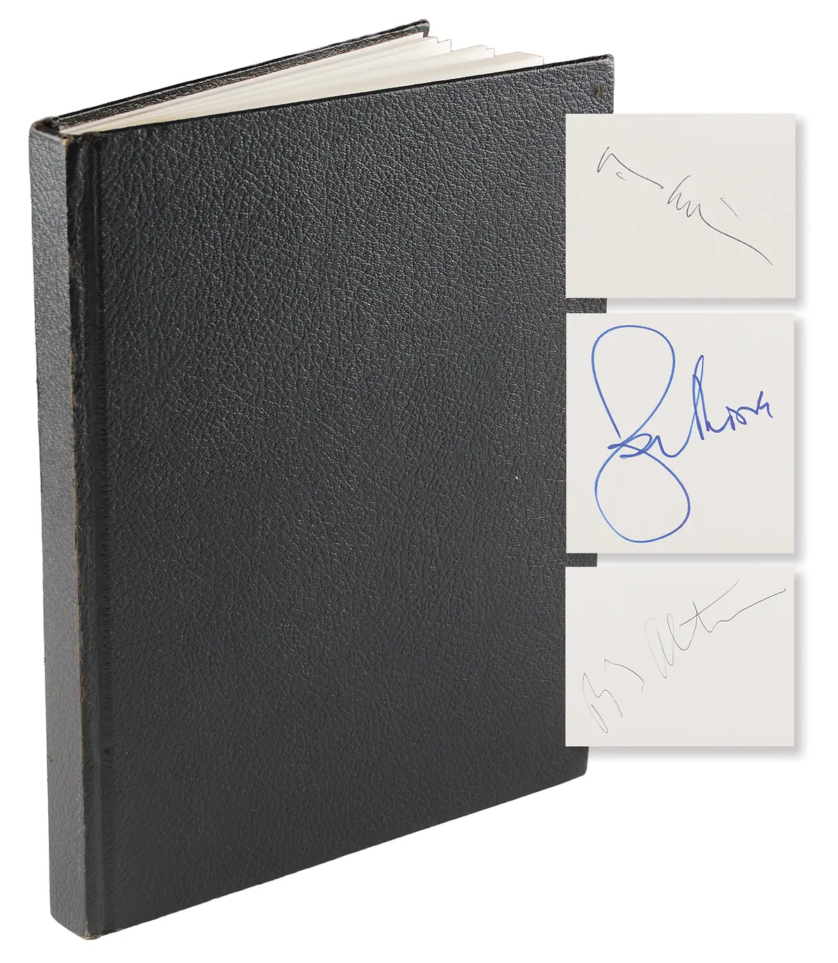 Actors, Musicians, and Entertainers (101) Autograph Book, with Roger
