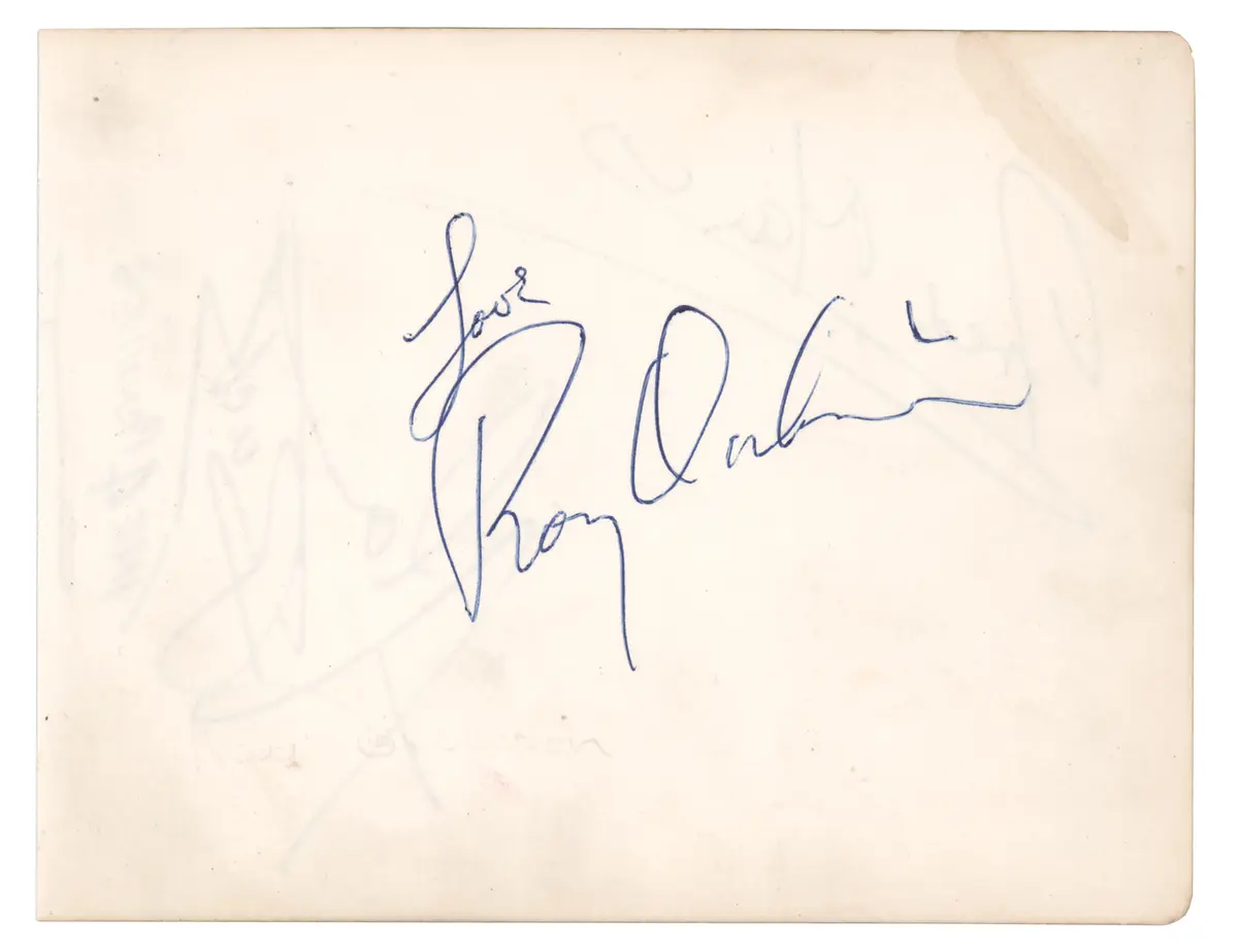 Roy Orbison Signature