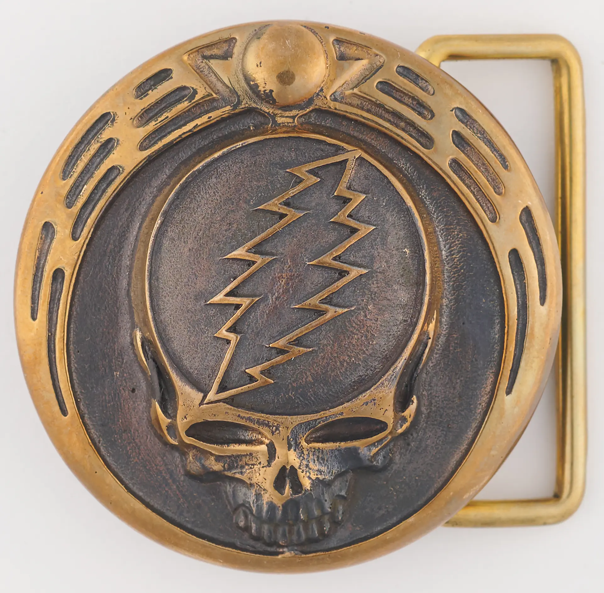 Grateful Dead: Owsley Stanley Bronze 'Steal Your Face (Stealie)' Grateful