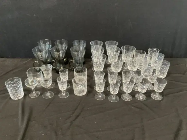 Miscellaneous glass - a set of Waterford Tralee pattern tumblers