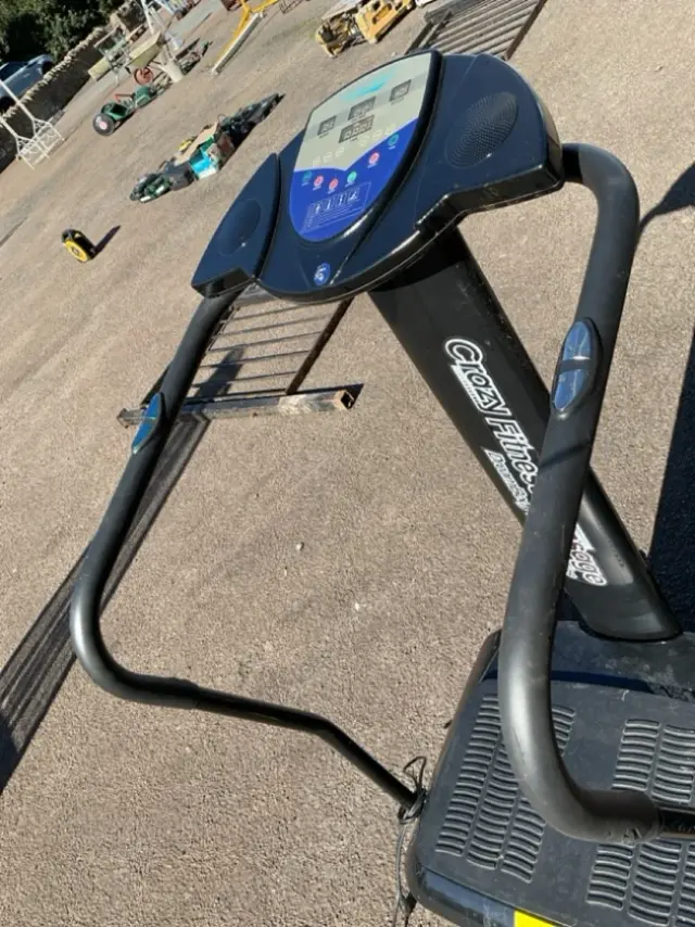 A fat person's electric stand-on exerciser - The Crazy Fitness Massage