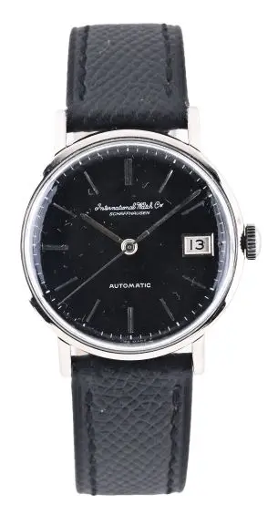 A mid 20th century gold ref. R807A wrist watch by IWC