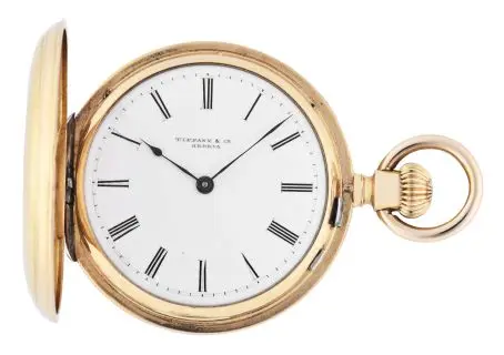 A late 19th century lady's gold pendant watch by Tiffany & Co.