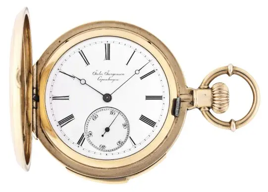 A good late 19th century five minute repeating pocket watch by Jules Jurgensen