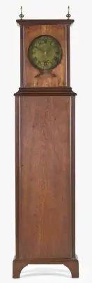 An unusual 19th century New England cherry dwarf clock