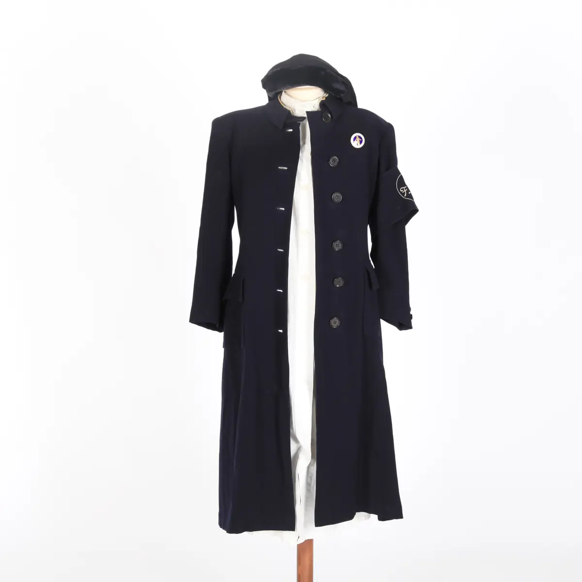 SJUKSKÖTERSKEDRÄKT, 3 delar, Flensburgska Barnsjukhuset, Malmö, 1930-tal.
