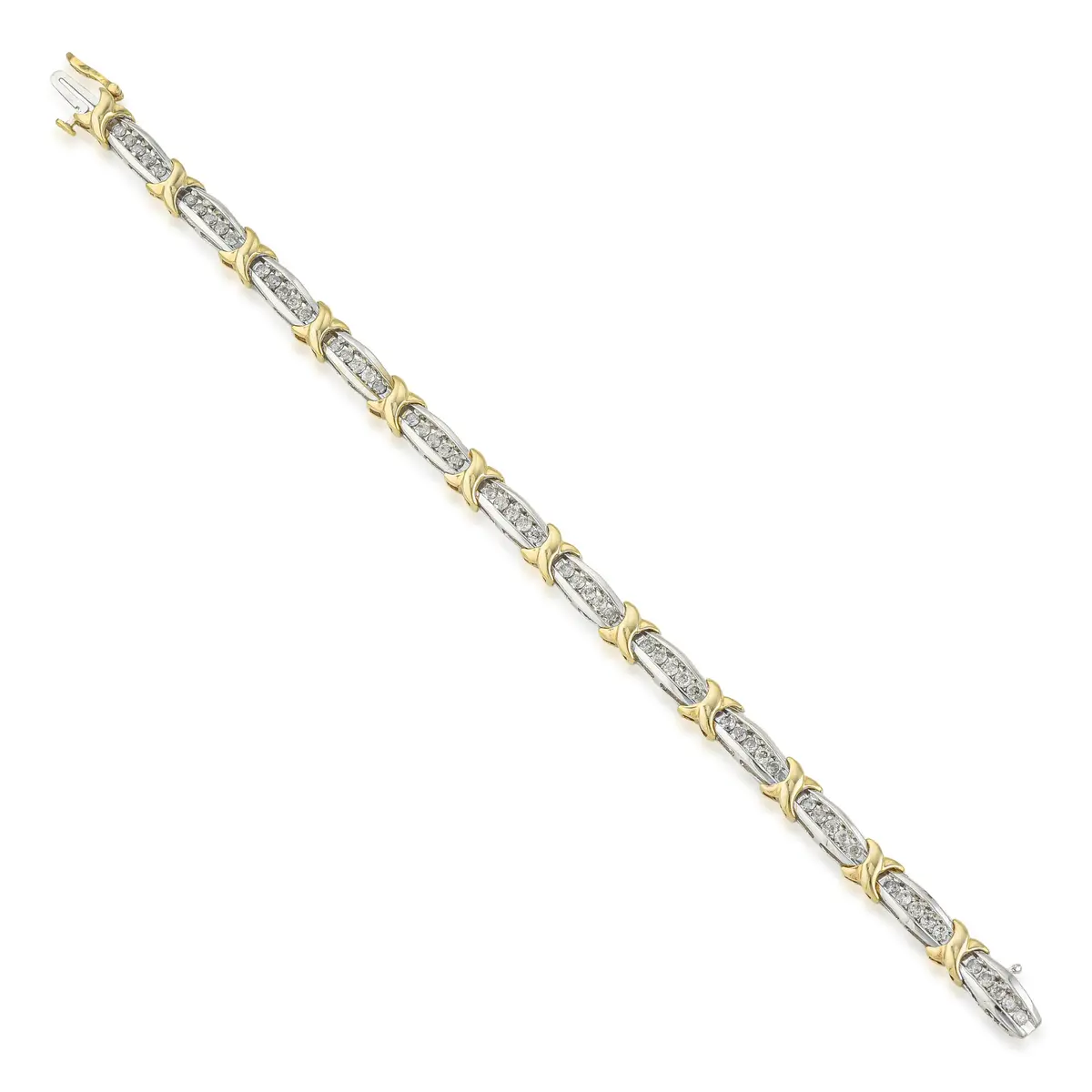 Two-Tone Diamond Bracelet
