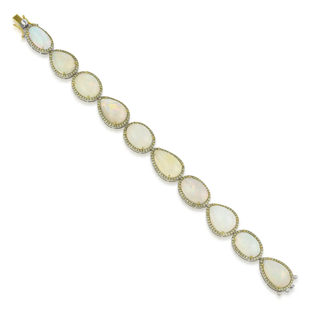 Opal and Sapphire Bracelet