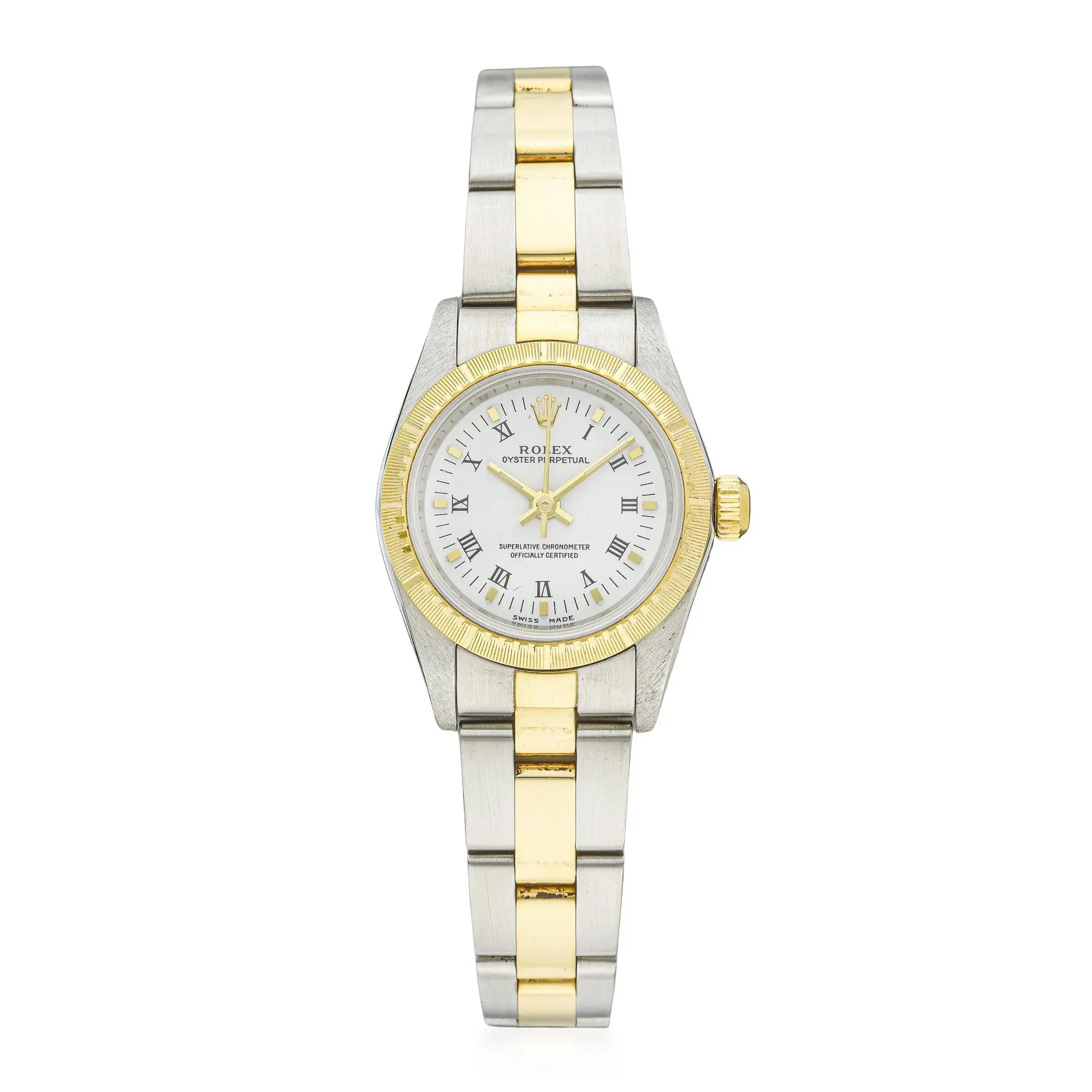 Rolex Oyster Perpetual Ladies' in Steel and 18K Gold