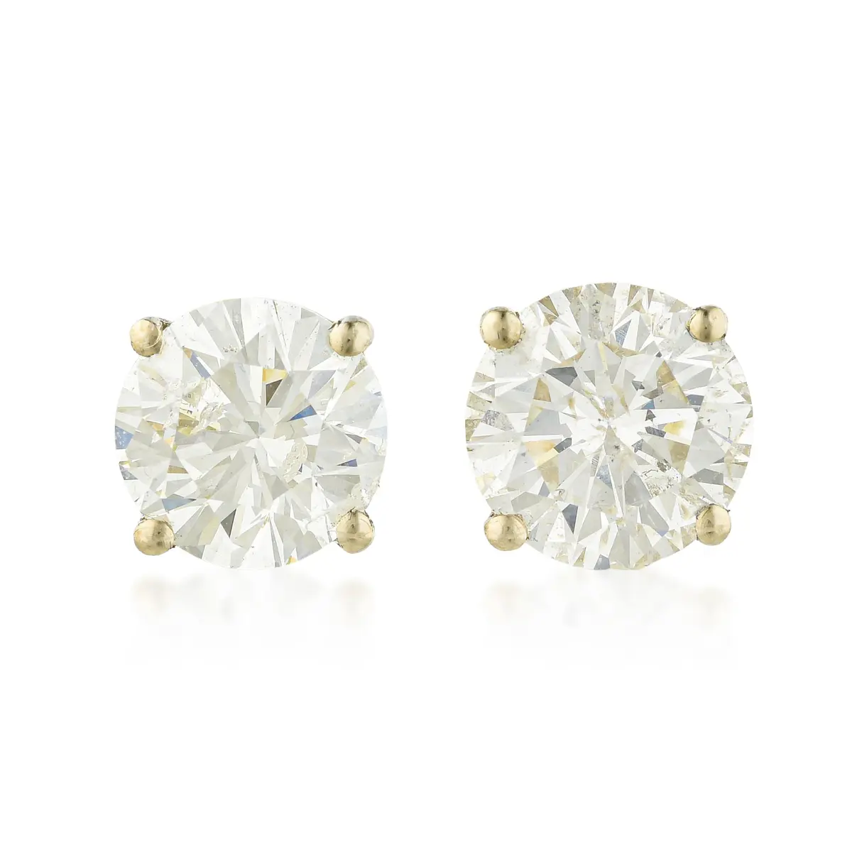 Diamond Stud Earrings (Approx. 1.99 CTW)