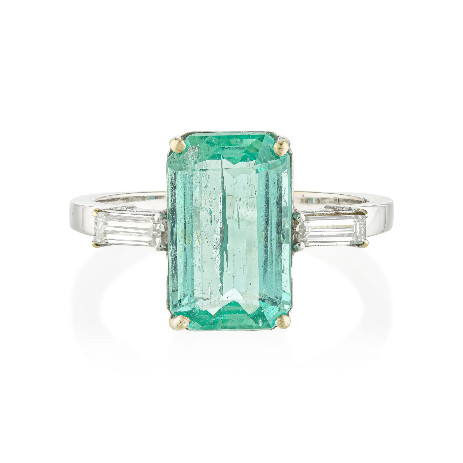 Emerald and Diamond Ring