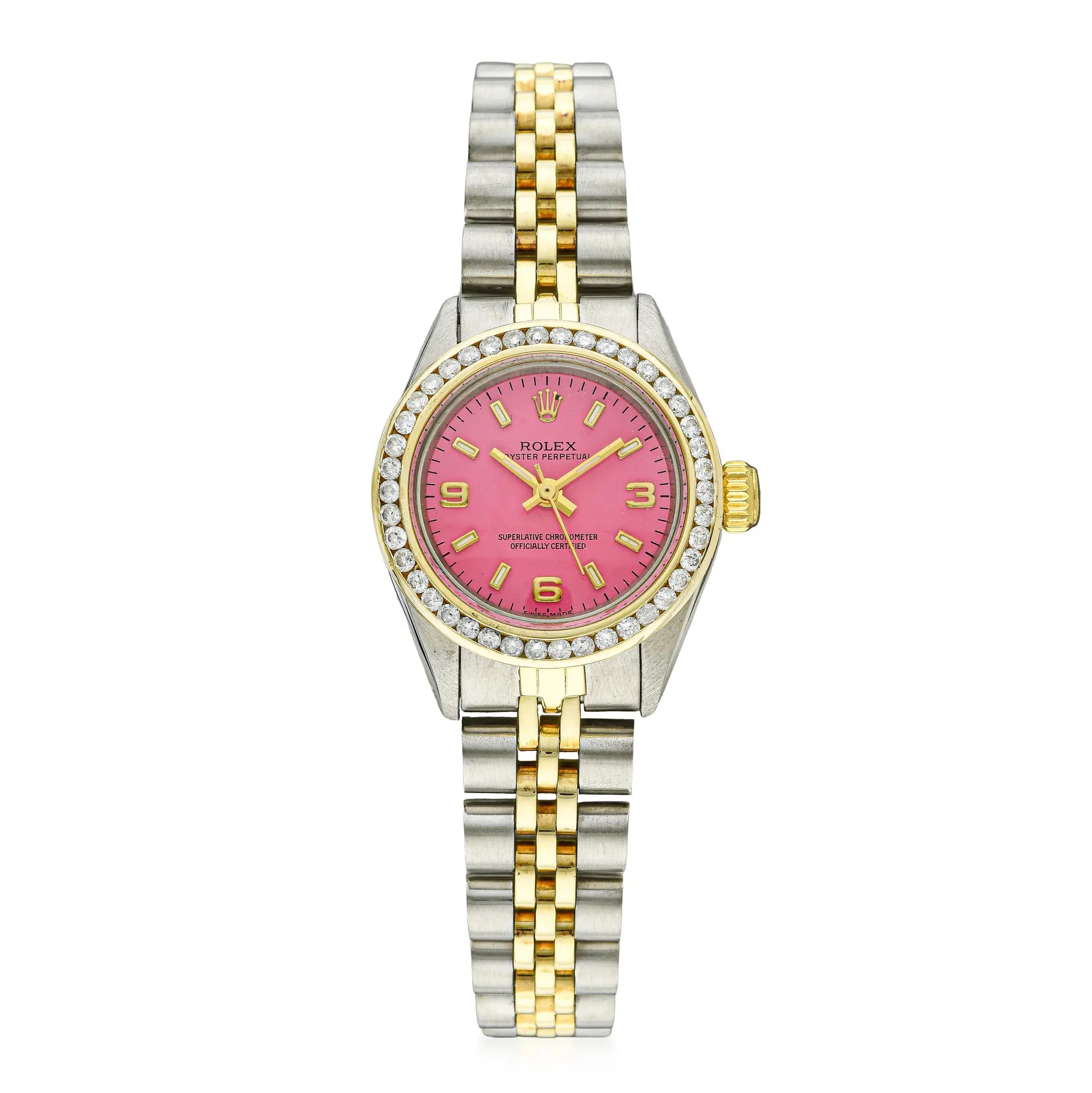 Rolex Oyster Perpetual Ladies' in Steel and 14K Gold