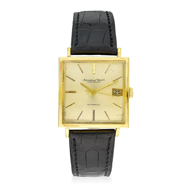 IWC Oversized Square in 18K Gold