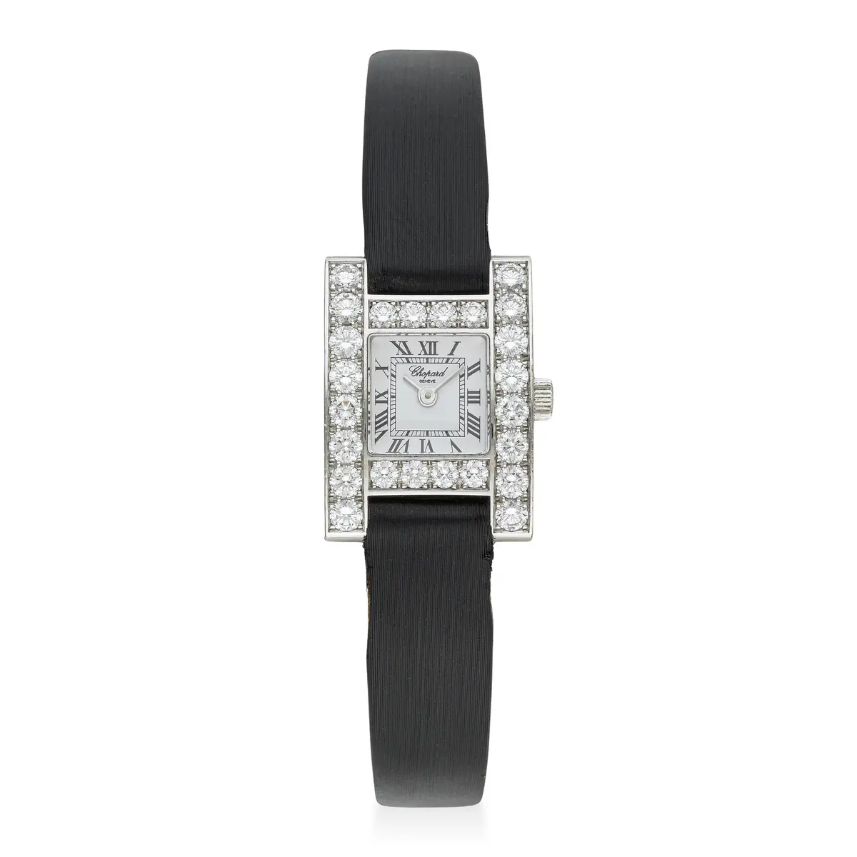 Chopard Your Hour Ladies' Watch in 18K White Gold with Factory Diamonds