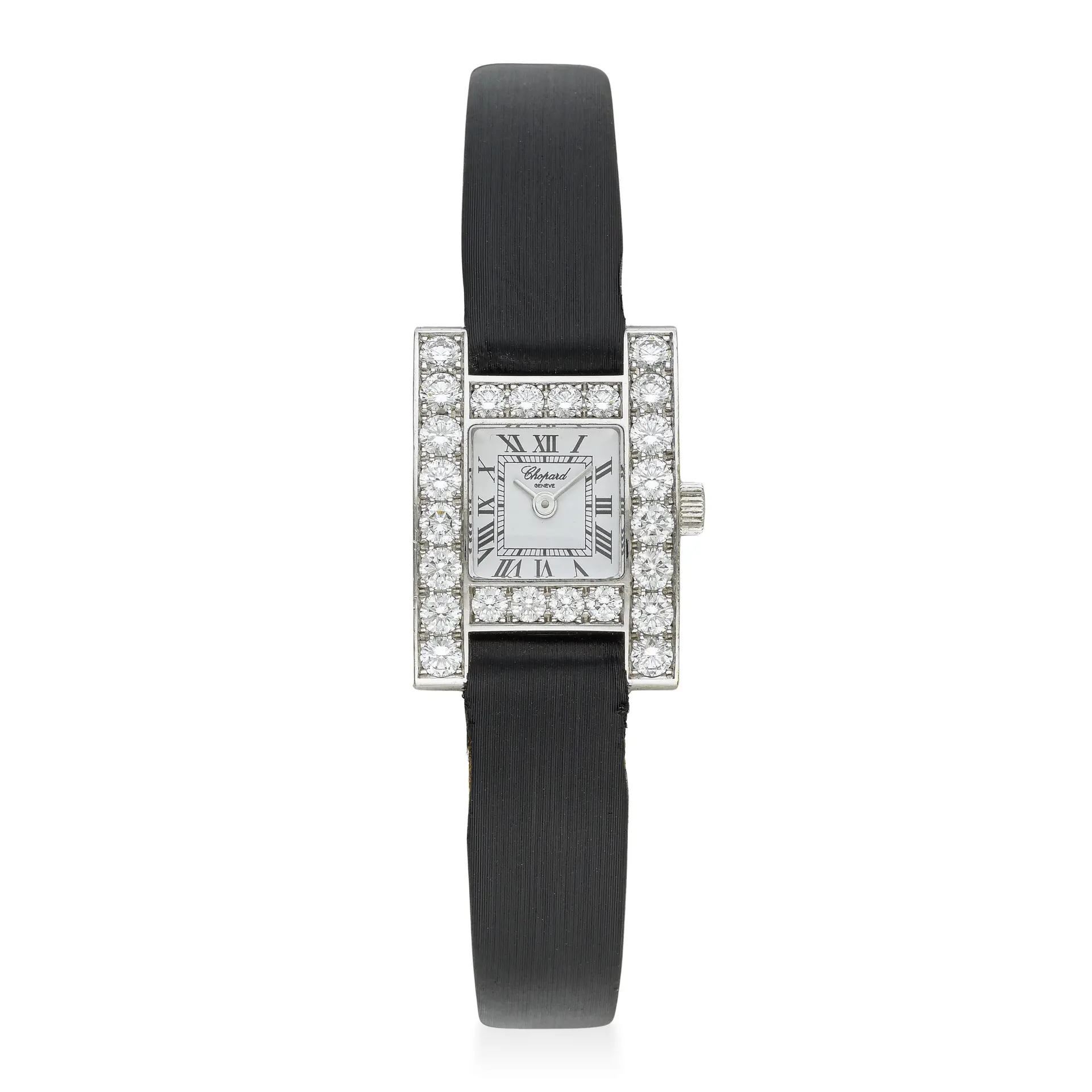 Chopard Your Hour Ladies' Watch in 18K White Gold with Factory Diamonds