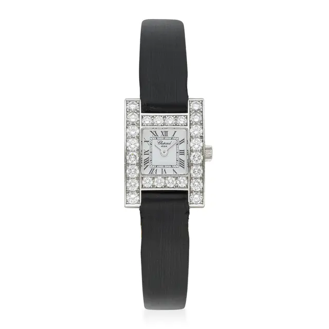 Chopard Your Hour Ladies' Watch in 18K White Gold with Factory Diamonds
