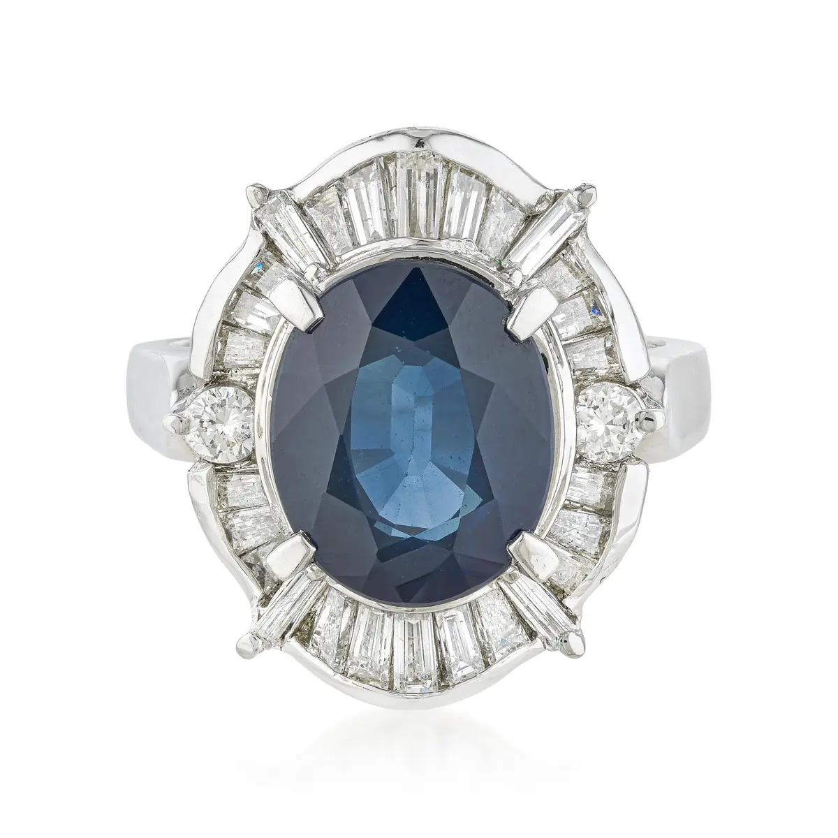 Sapphire and Diamond Ring