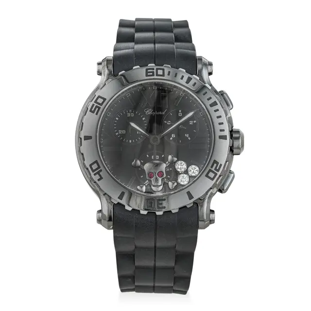 Chopard Happy Sport In Black DLC Steel
