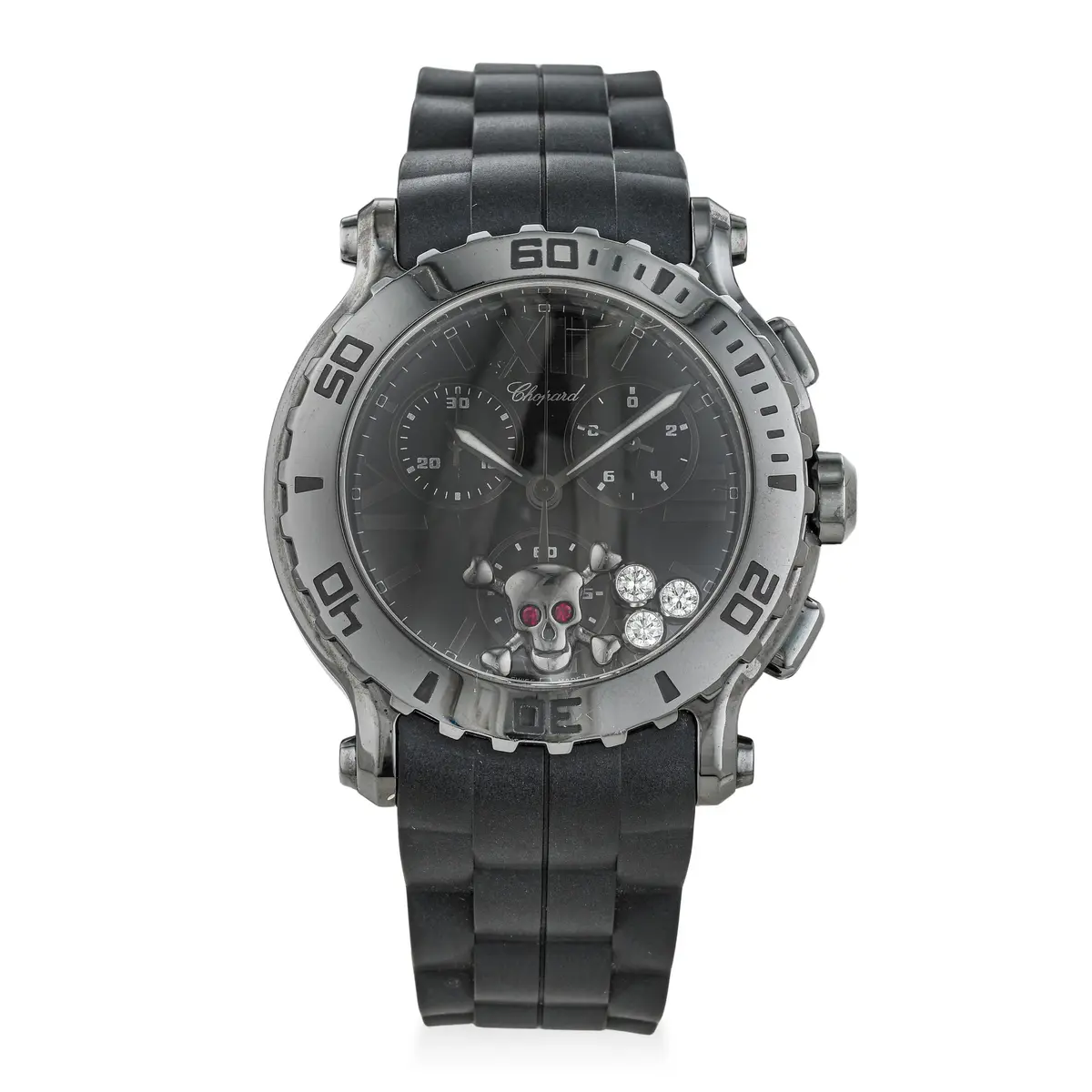 Chopard Happy Sport In Black DLC Steel