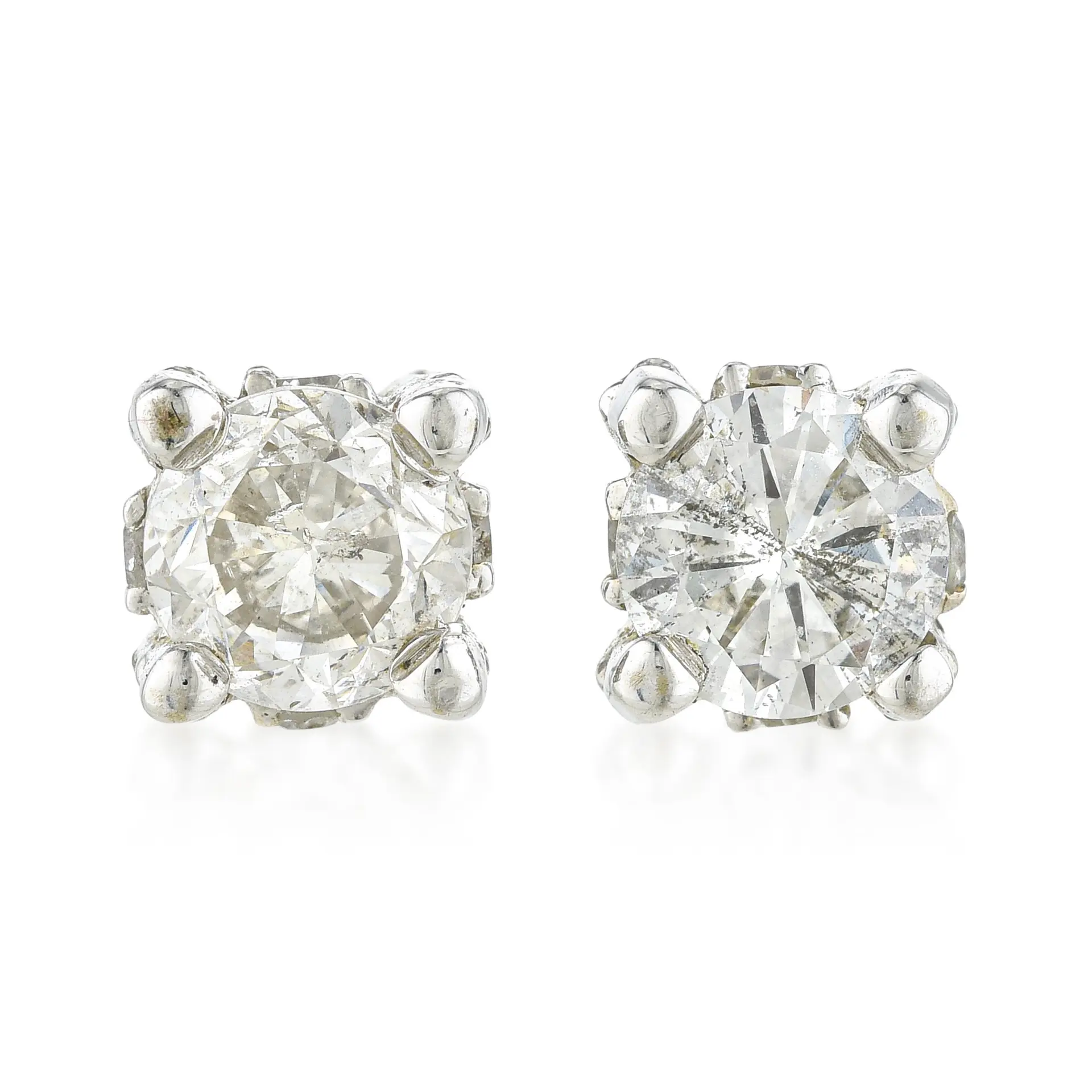 Diamond Stud Earrings (Approx. 1.10 CTW)