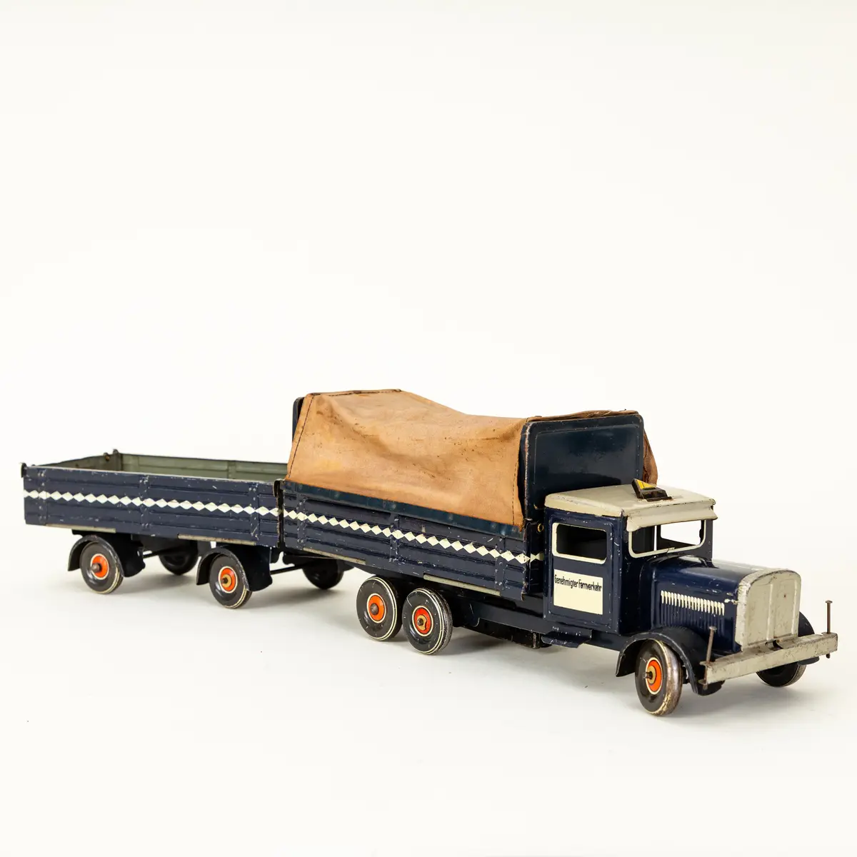 TIPPCO. LKW Zugmaschine mit Anhänger, Nürnberg, 1930er/1940er Jahre (2).