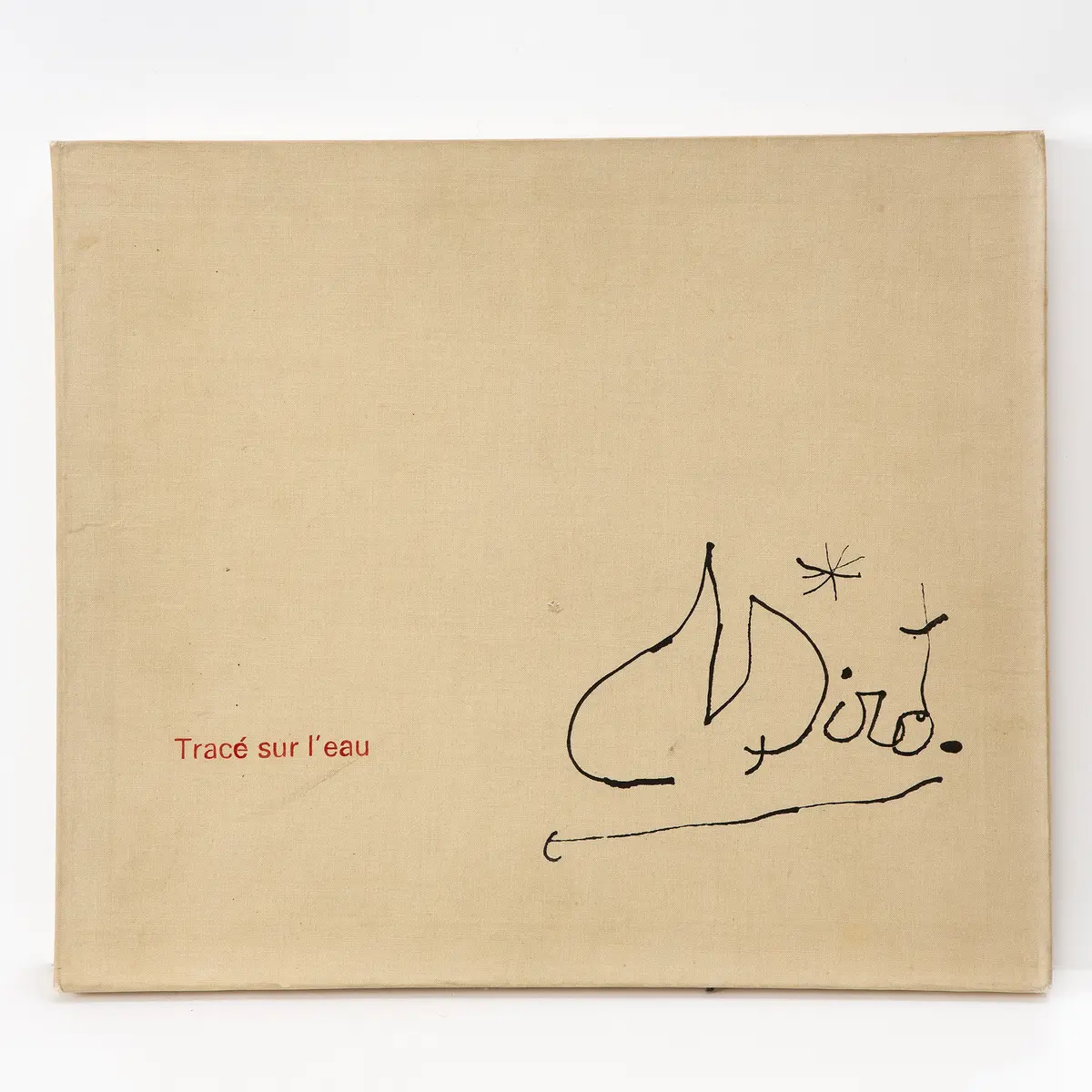 JOAN MIRÓ. Tracé sur l'eau. Suite d'aquarelles. Paris, Maeght, 1963.