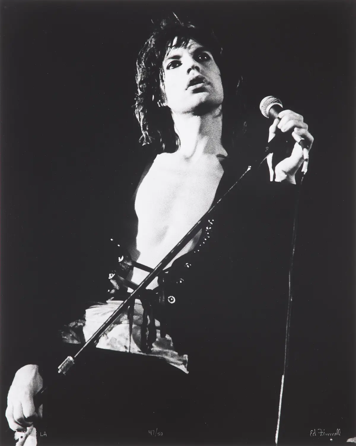 ED FINNELL (USA/SVERIGE, FÖDD 1956). Mick Jagger, The Rolling Stones
