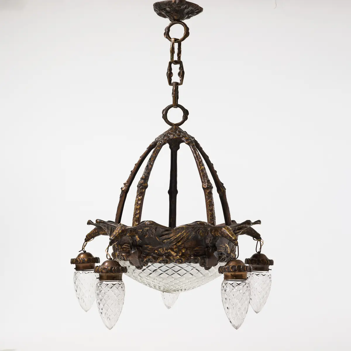 ARVID BÖHLMARKS LAMPFABRIK. Takarmatur, modellen formgiven ca. 1913