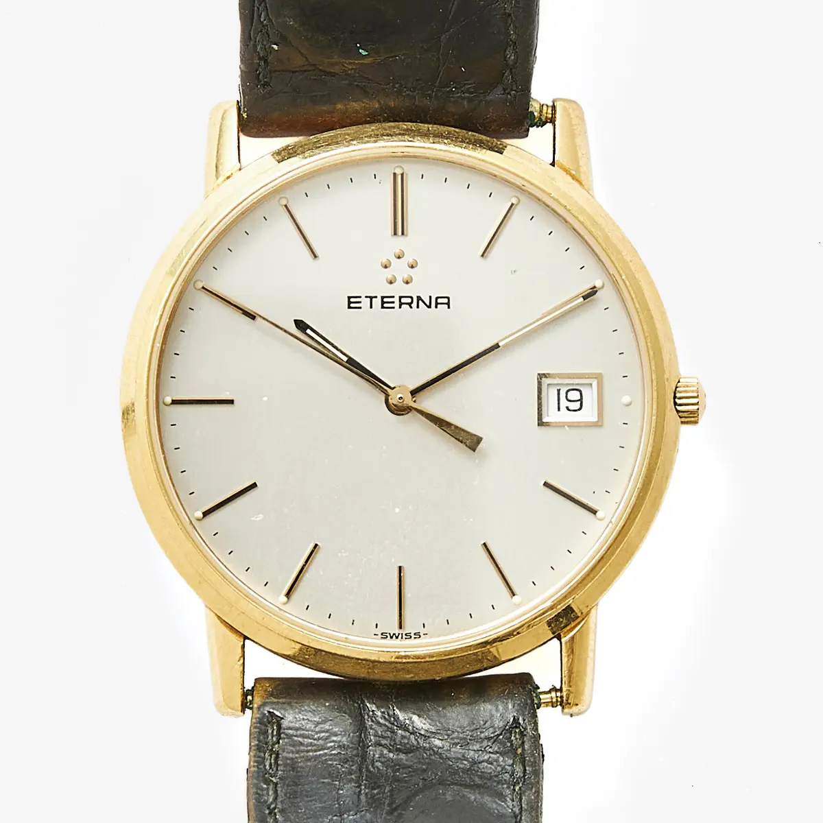 ETERNA, armbandsur, 34 mm, 18K guld, ca 1992.