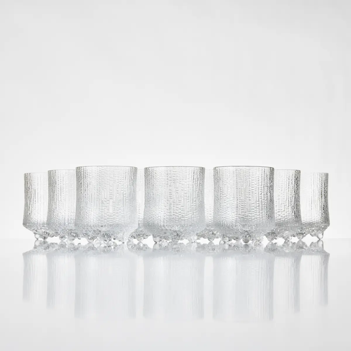 TAPIO WIRKKALA. Selterglas, 12 st, "Ultima thule", Iittala.