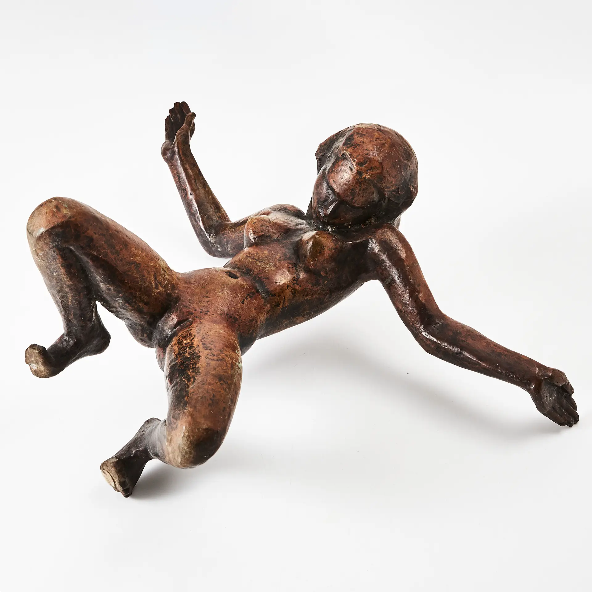 GEORG KOLBE (1877-1947). EFTER. "Sorg", skulptur, patinerad metall, höjd 39 cm.