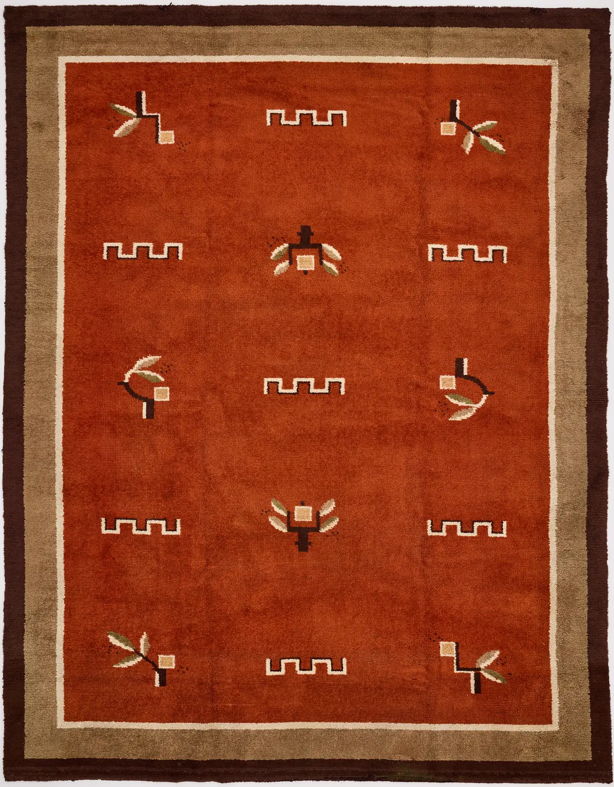 MATTA, Art deco, Sverige 1930/40-tal, flossa, dekor av stiliserade