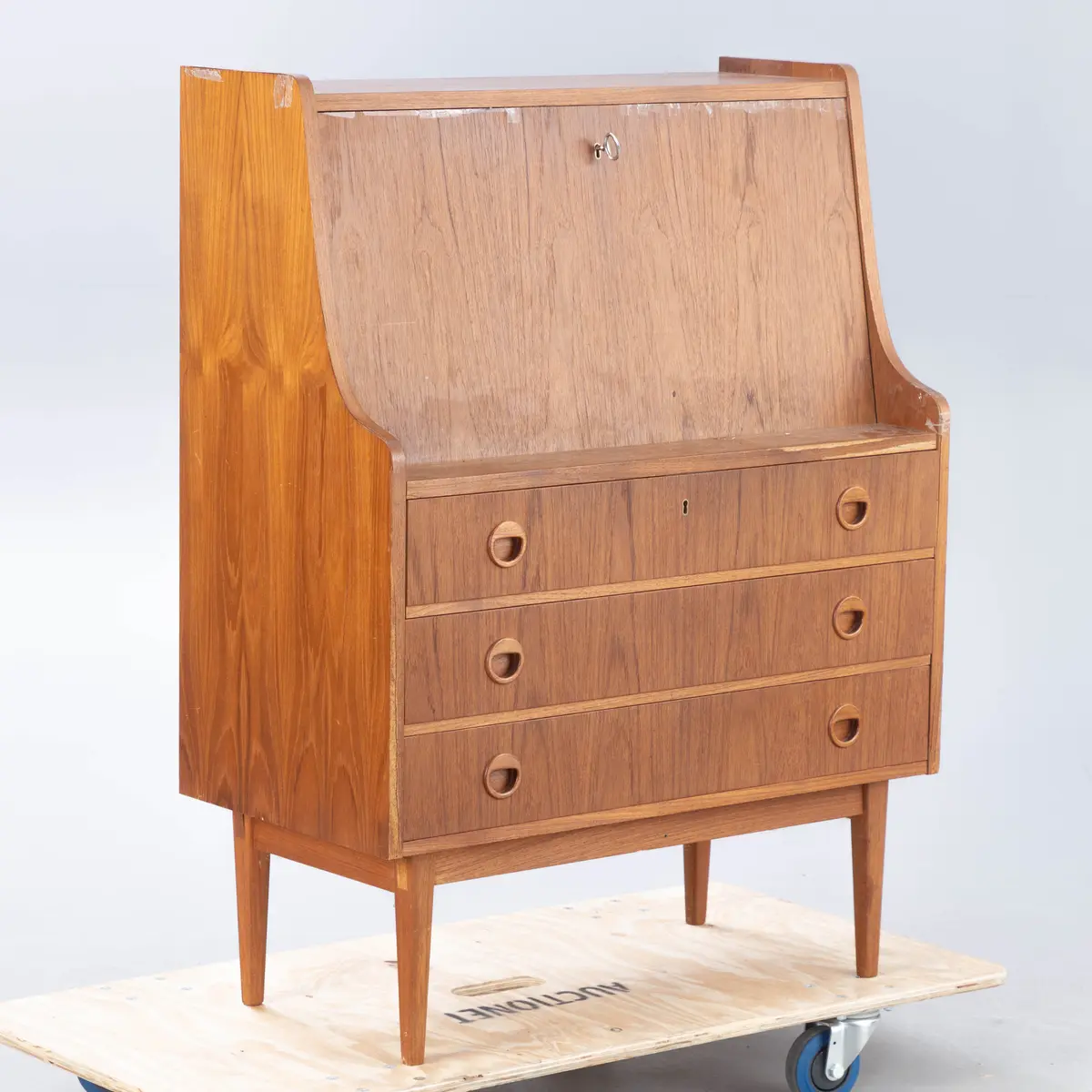 Teak Sekretär, Dänemark, 1960er Jahre.