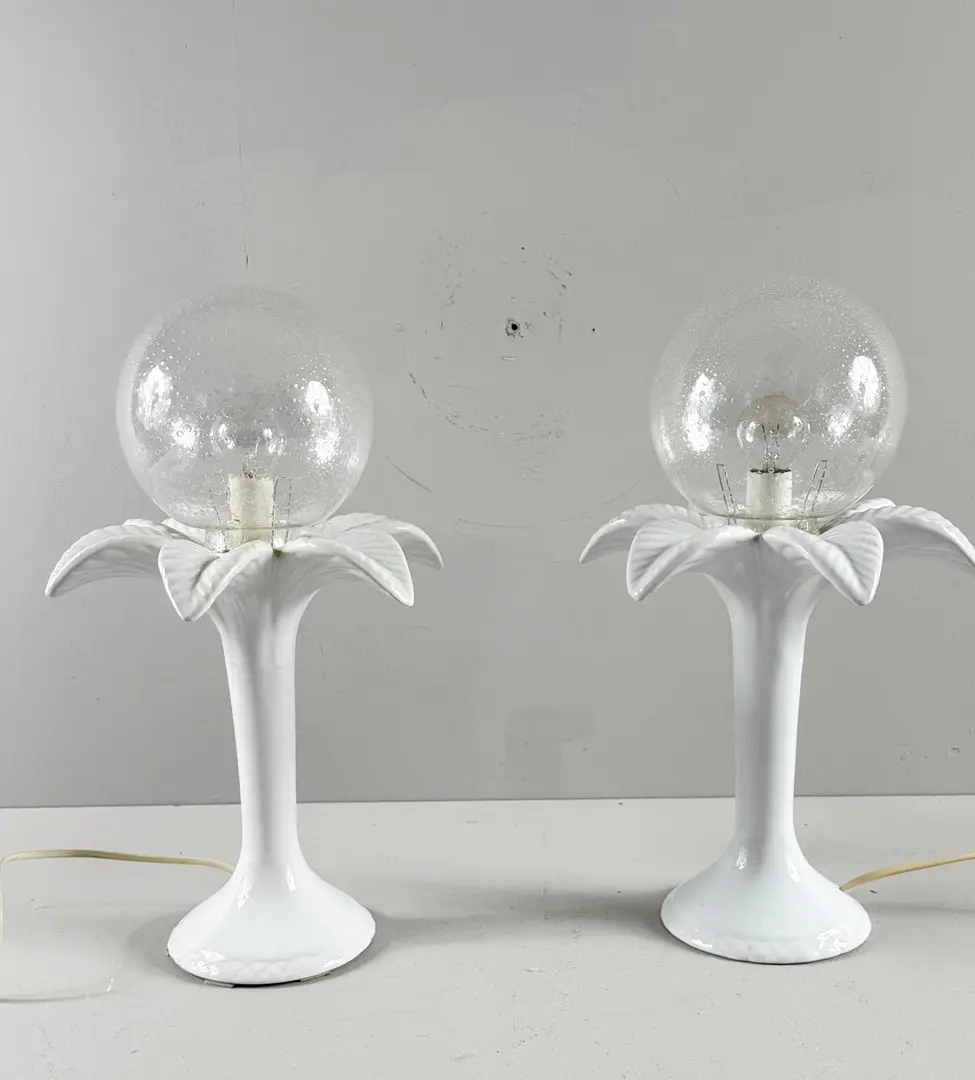 2er Set/Tischlampen/Tischleuchten, Hollywood Regency, 1970er Jahre.