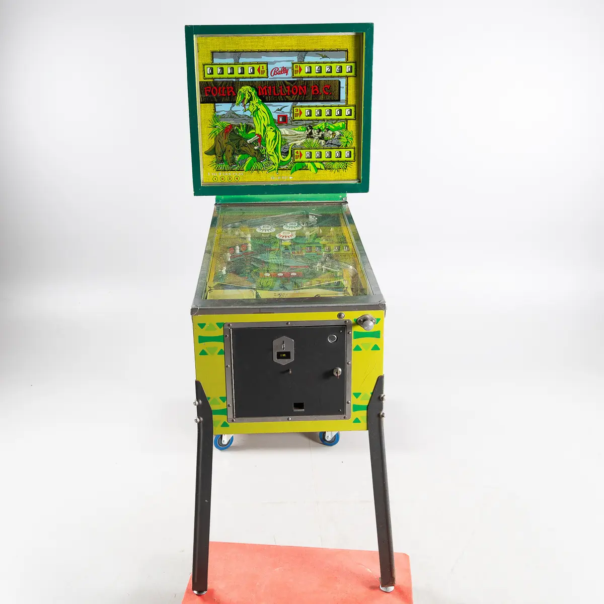 FLIPPERSPEL, "Four Million B.C", Bally Manufacturing Co, USA, 1971.